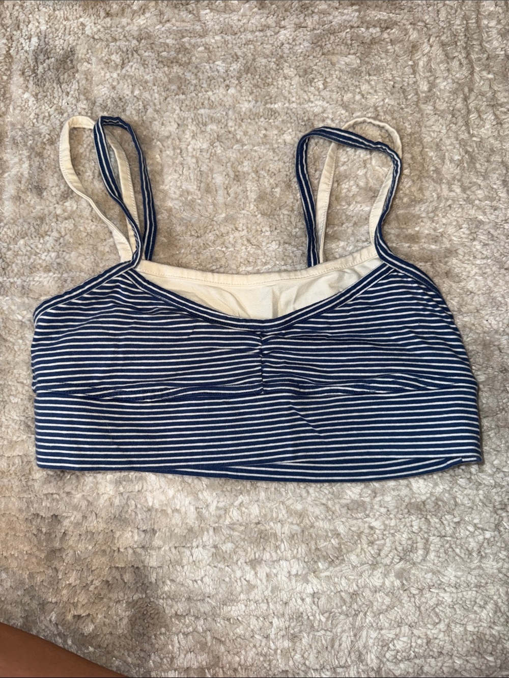 Urban outfitters Striped Navy and White Bralette